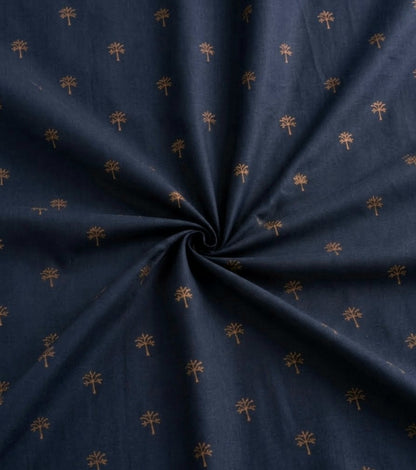 SM – Twilight Palm Tree | Cotton Sateen Bedsheet